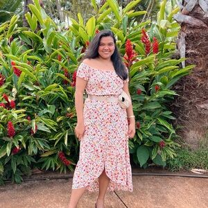 Floral Off-Shoulder Dress